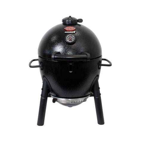 Kompaktiška kamado anglinė kepsninė 35 cm su ketaus grotelėmis rūkymui