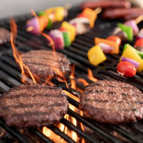 Lauko anglinė kepsninė su ketaus grotelėmis BBQ Pro Deluxe grilis
