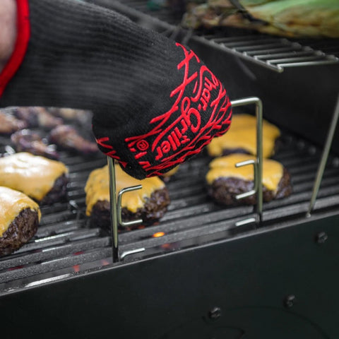 Lauko anglinė kepsninė su ketaus grotelėmis BBQ Pro Deluxe grilis