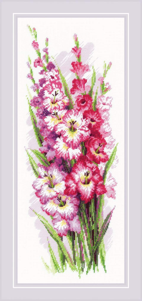 Charming Gladioli. Siuvinėjimo rinkinys iš RIOLIS Nr.: 1994HOBI.LT 🇱🇹