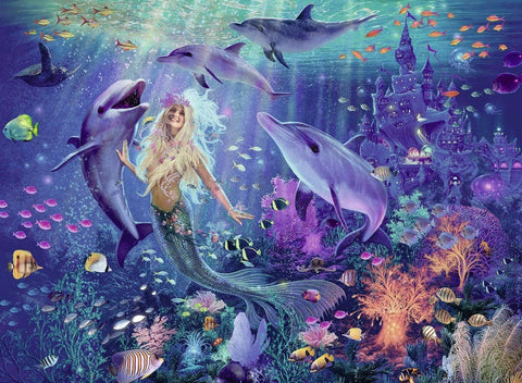 Charming mermaids 500 Piece Puzzle - RAVENSBURGER dėlionėHOBI.LT 🇱🇹