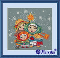 Merejka: Christmas Carol SK03 siuvinėjimo rinkinys iš Merejka - HOBI.LT 🇱🇹