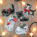 Christmas Kittens Toys SLETI987 - siuvinėjimo kryželiu rinkinysHOBI.LT 🇱🇹