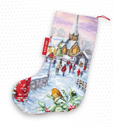 Christmas Stocking SPM1240 - siuvinėjimo kryželiu rinkinysHOBI.LT 🇱🇹