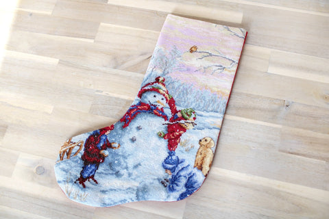 Christmas Stocking SPM1241 - siuvinėjimo kryželiu rinkinysHOBI.LT 🇱🇹