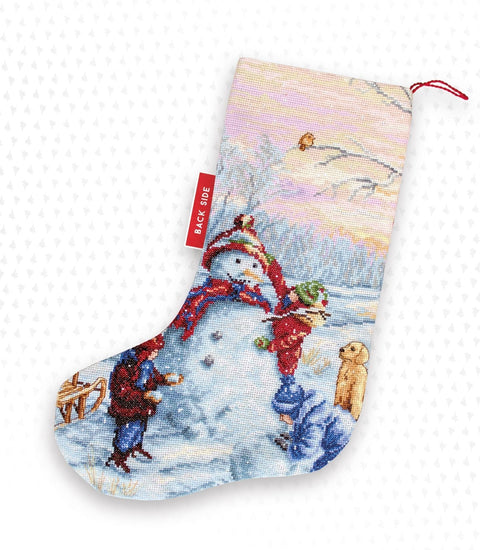 Christmas Stocking SPM1241 - siuvinėjimo kryželiu rinkinysHOBI.LT 🇱🇹