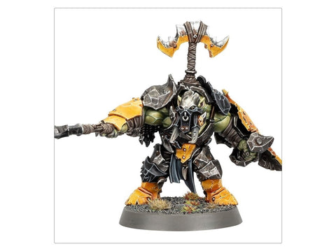 Warhammer Age of Sigmar Orruk Warclans Ardboyz – 10 miniatiūrų rinkinys