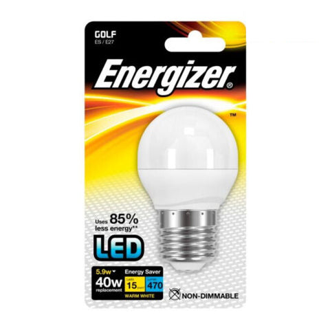 Energizer LED E27 lemputė 5.9W 470lm šiltai balta A+