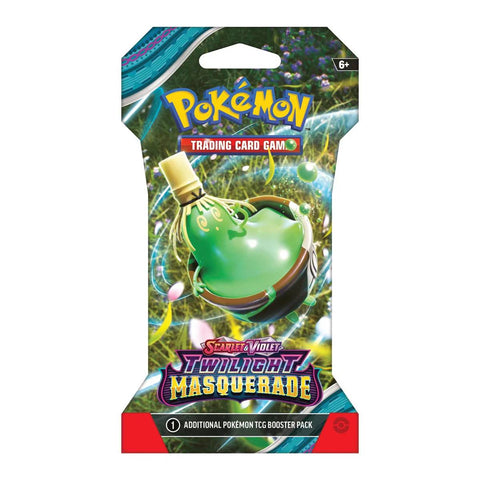 Pokémon TCG Scarlet & Violet Twilight Masquerade Sleeved Booster 10 kortų