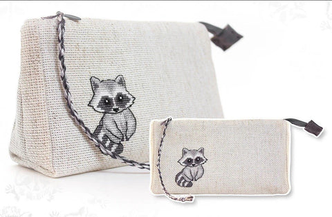 Luca - s: Clutch bag for Cross Stitching Racoon SPM1223 - HOBI.LT 🇱🇹