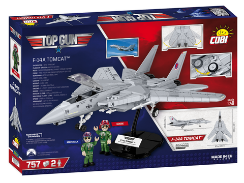 COBI F-14A Tomcat lėktuvas – konstruktorius 1:48, 757 detalių
