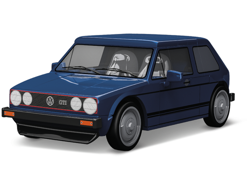 COBI Volkswagen Golf GTI (1976–1983) 1:35 konstruktorius, 68 dalys