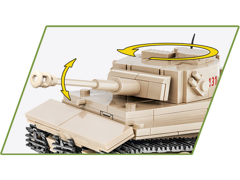 COBI Tiger 131 PzKpfw VI tanko konstruktorius 1:48, 340 detalių