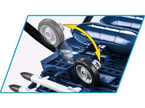 COBI F4U-4 Corsair 1:32 konstruktorius – 520 detalių, 8+