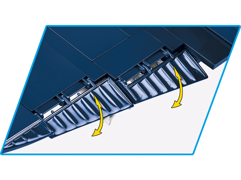 COBI F4U-4 Corsair 1:32 konstruktorius – 520 detalių, 8+