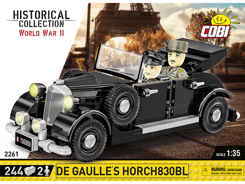COBI konstruktorius Horch 830BL „De Gaulle“, 1:35, 224 detalės