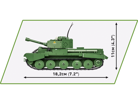 COBI Cromwell Mk IV tanko konstruktorius 1:35, 544 detalės
