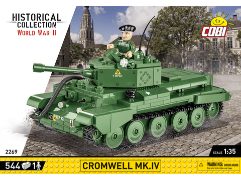 COBI Cromwell Mk IV tanko konstruktorius 1:35, 544 detalės