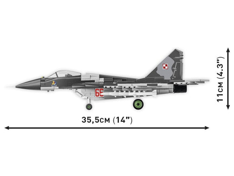 COBI MiG-29 naikintuvo konstruktorius, 1:48 mastelis, 550 detalių Nr. 5840