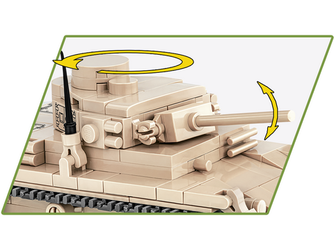 COBI Panzer III Ausf. J tanko konstruktorius 1:48, 292 detalių