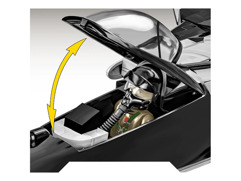 COBI SU-57 Felon reaktyvinio naikintuvo konstruktorius 1:48, 851 det., 5921