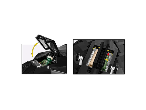 COBI Lockheed F-117 Nighthawk konstruktorius 1:48, 795 det., Nr. 5903