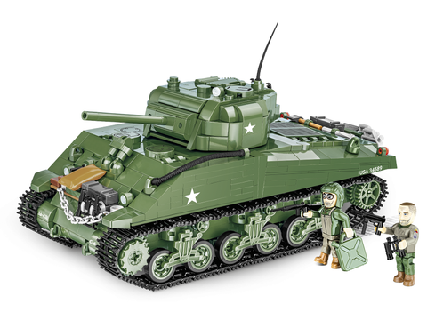 COBI M4A3 Sherman tanko konstruktorius, 1:28, 852 detalių