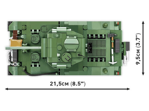 COBI M4A3 Sherman tanko konstruktorius, 1:28, 852 detalių