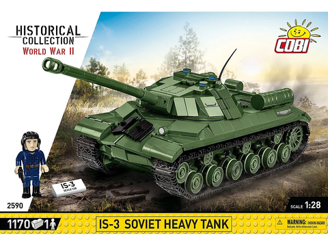 COBI IS-3 sovietinis sunkusis tankas – konstruktorius, 1:28, 1170 det.