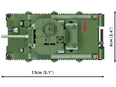 COBI konstruktorius Sherman M4A1 tankas 1:48, 312 detalių (2715)