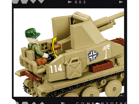 COBI konstruktorius Marder III Sd.Kfz.139 Company of Heroes 3, 1:35, 420 vnt.