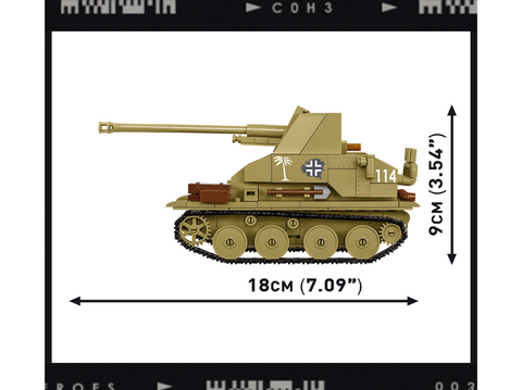 COBI konstruktorius Marder III Sd.Kfz.139 Company of Heroes 3, 1:35, 420 vnt.