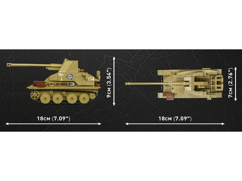 COBI konstruktorius Marder III Sd.Kfz.139 Company of Heroes 3, 1:35, 420 vnt.