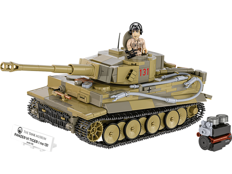 COBI Panzer VI Tiger I Nr.131 konstruktorius, 1:35, 898 detalių