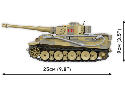 COBI Panzer VI Tiger I Nr.131 konstruktorius, 1:35, 898 detalių