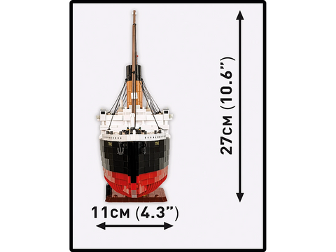 COBI RMS Titanic laivo konstruktorius 1:300, 91 cm, 9+