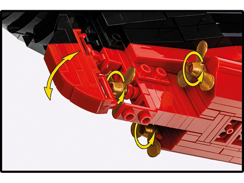 COBI RMS Titanic laivo konstruktorius 1:300, 91 cm, 9+