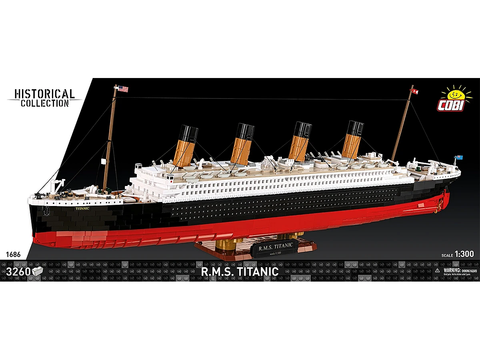 COBI RMS Titanic laivo konstruktorius 1:300, 91 cm, 9+