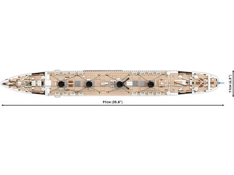 COBI RMS Titanic laivo konstruktorius 1:300, 91 cm, 9+