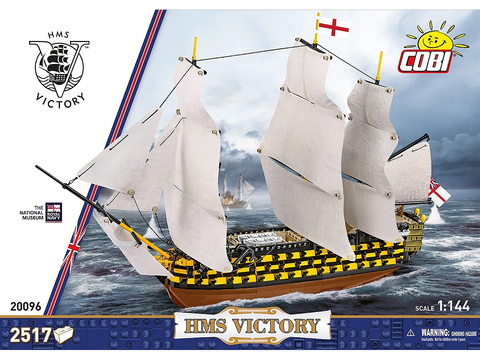 COBI H.M.S. Victory burlaivio konstruktorius 1:144, 2517 detalių