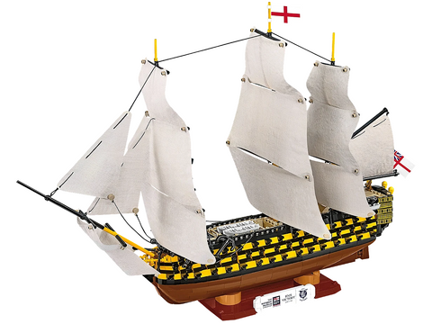 COBI H.M.S. Victory burlaivio konstruktorius 1:144, 2517 detalių