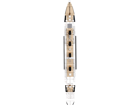 COBI blokelių konstruktorius RMS Titanic 1:700 – laivo modelis 7+