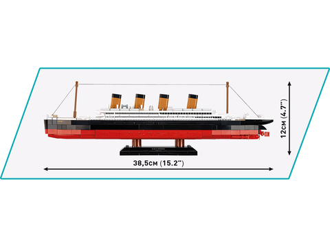 COBI blokelių konstruktorius RMS Titanic 1:700 – laivo modelis 7+