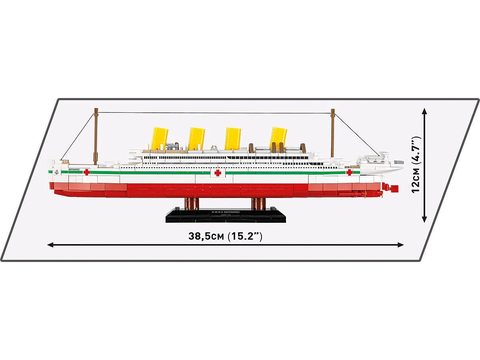 COBI HMHS Britannic laivo konstruktorius 1:700, 636 detalių