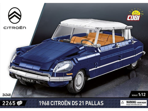 COBI Citroën DS 21 Pallas 1968 konstruktorius, 1:12, 2265 det.