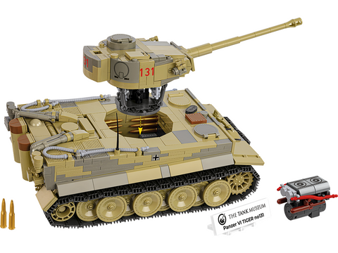COBI konstruktorius Panzer VI Tiger 131, 1:28, 1275 detalių tankas