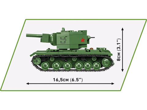 COBI KV-2 tanko konstruktorius 1:48, 510 detalių