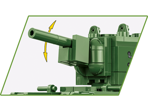 COBI KV-2 tanko konstruktorius 1:48, 510 detalių