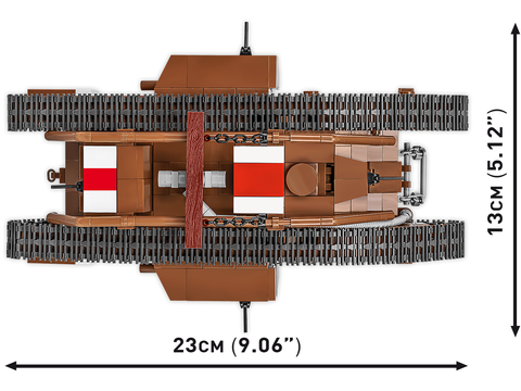 COBI Mark V „Male“ tanko konstruktorius, 1:35, 844 detalės