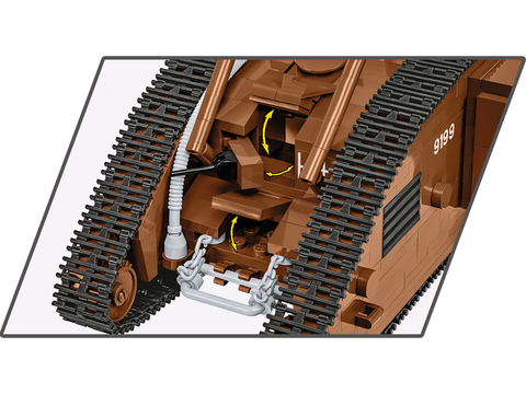 COBI Mark V „Male“ tanko konstruktorius, 1:35, 844 detalės